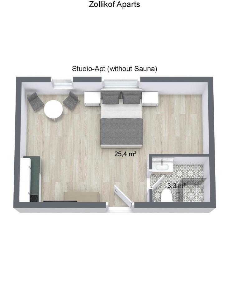 לייפציג Zollikof Aparts - Sauna & Studioapartments חדר תמונה